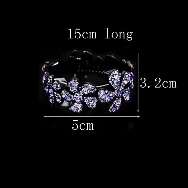 Женская заколка для волос Meatball цветок стразы украшение волос| |