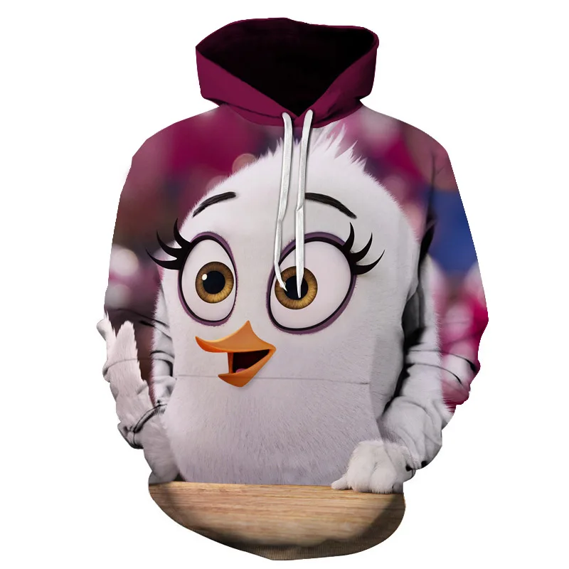 picture color Стиль 3D принт Angry Birds Movie 2 толстовки с капюшоном горячая распродажа мужская и женская уличная одежда Angry Birds 2 повседневные толстовки - Цвет: picture color