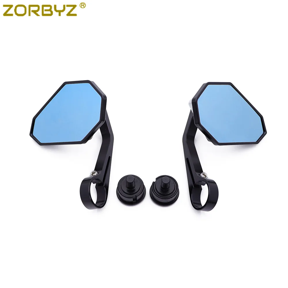 ZORBYZ CNC алюминиевая ручка для мотоцикла боковое зеркало заднего вида 10 мм резьба