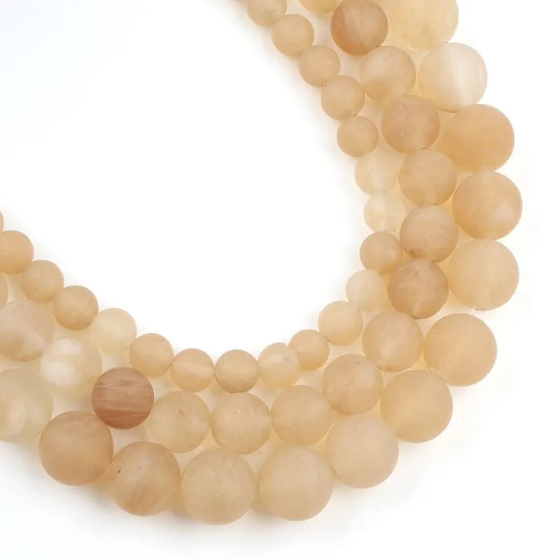 Кварцевые бусины из натурального матового кварца 6/8/10 мм|Бусины| |