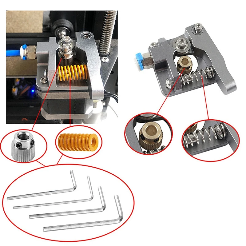 

3D Printer Accessories Creality MK8 Bowden Upgraded Extruder for Creality 3D CR-7 CR-8 CR-10 Ender-3 Ender-3S Ender-5