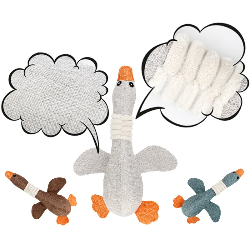 Забавные игрушки для собак жевательные чистящие зубы зернистая льняная ткань