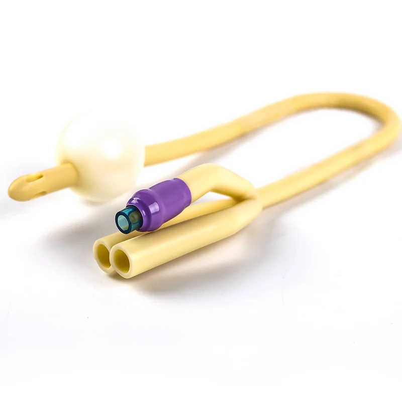 Медицинский 3-сторонний латексный катетер Foley 2 шт. одноразовый медицинский