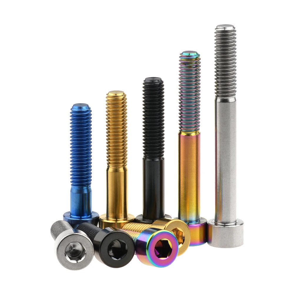 Титановый болт Ti DIN912 M8X15 20 25 30 35 40 45 50 60 70 мм шестигранный ключ головка винт для