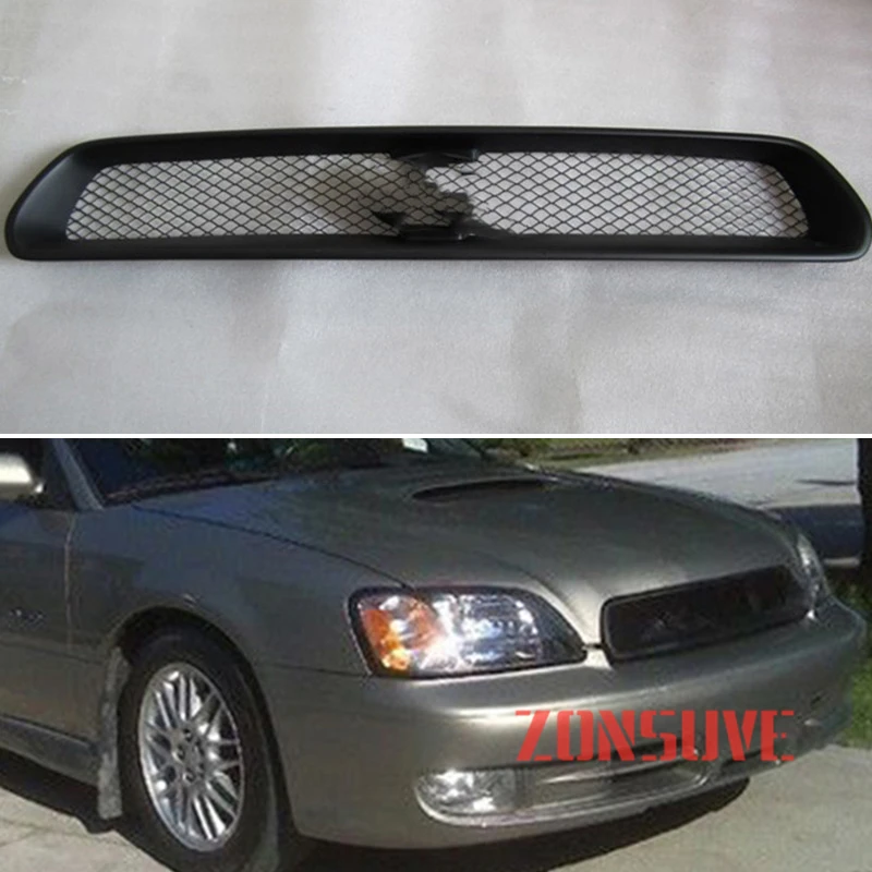 

Use For Subaru Legacy 2000--2004 Year Carbon Fibre Refitt Front Center Racing Grille Cover Accessorie Body Kit Zonsuve