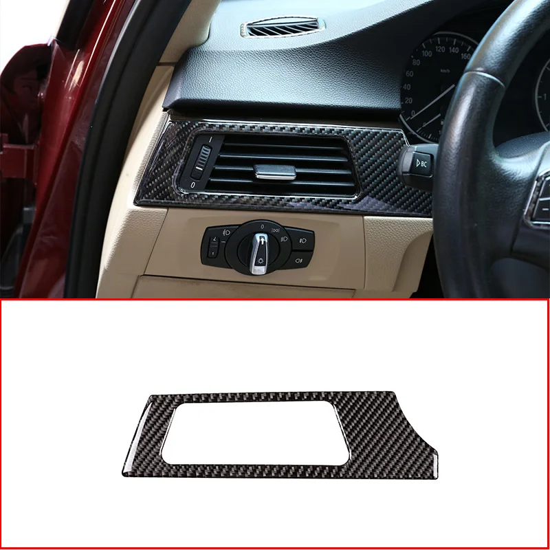 Наклейки из углеродного волокна автомобильная боковая рамка на вентиляционное