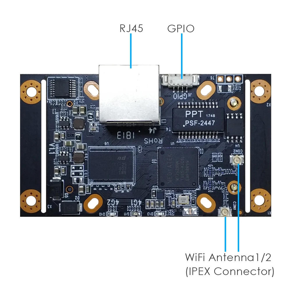 4G LTE промышленный Wi Fi беспроводной маршрутизатор со слотом для SIM карты EC25 V Mini PCIe