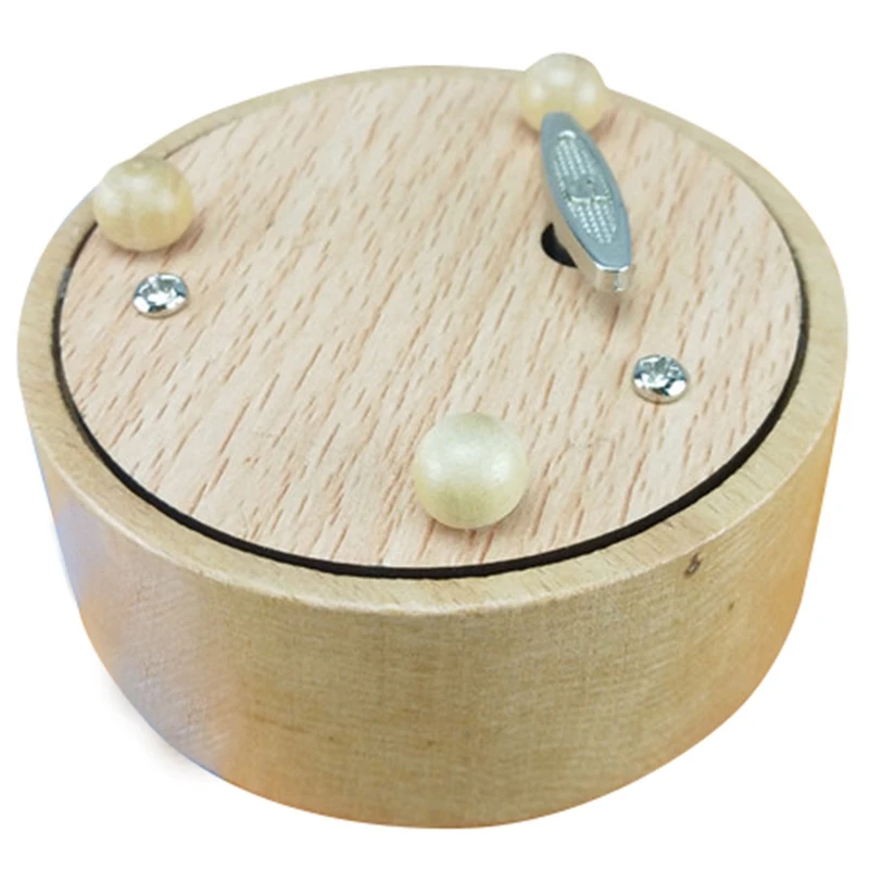 Круглая пустая музыкальная шкатулка подарок на день Святого Валентина экшн