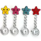 Женские часы с изображением смайлика, брошь медсестры, карманные часы-туника со звездами, новая подвеска