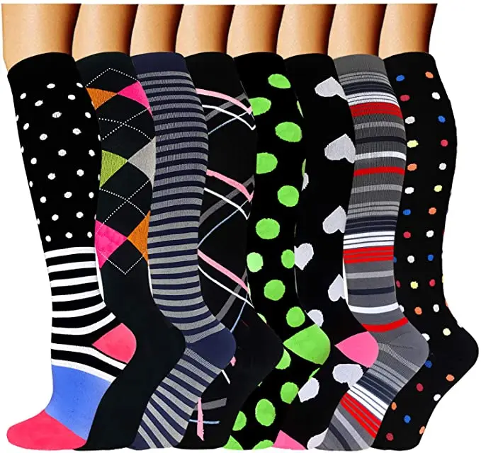 

49 Styles New Compression Socks BEST Graduated Athletic Medical Varicose Veins Nursing Outdoor Running Flight Travels Socks