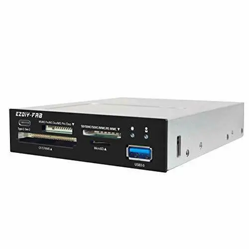 

ПК с передней панелью и встроенным кардридером, USB 3,1 Gen2 Type-C
