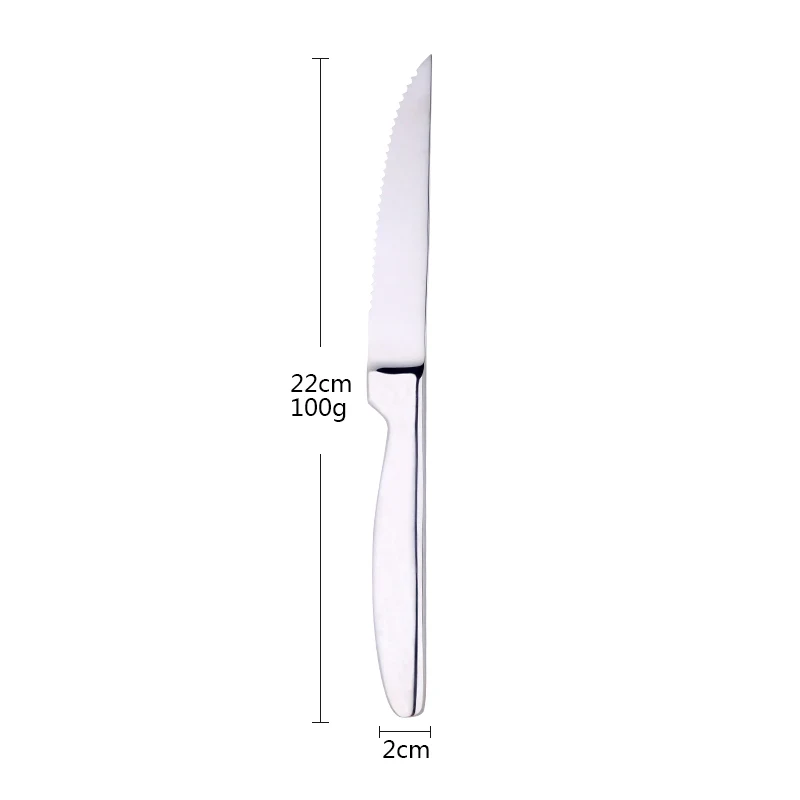 

4PCS Stainless Steel Rainbow Steak Knife Sharp Table Knives Set Restaurant Cutlery Dinner Knife Gold Steak Knives Dinnerware Set