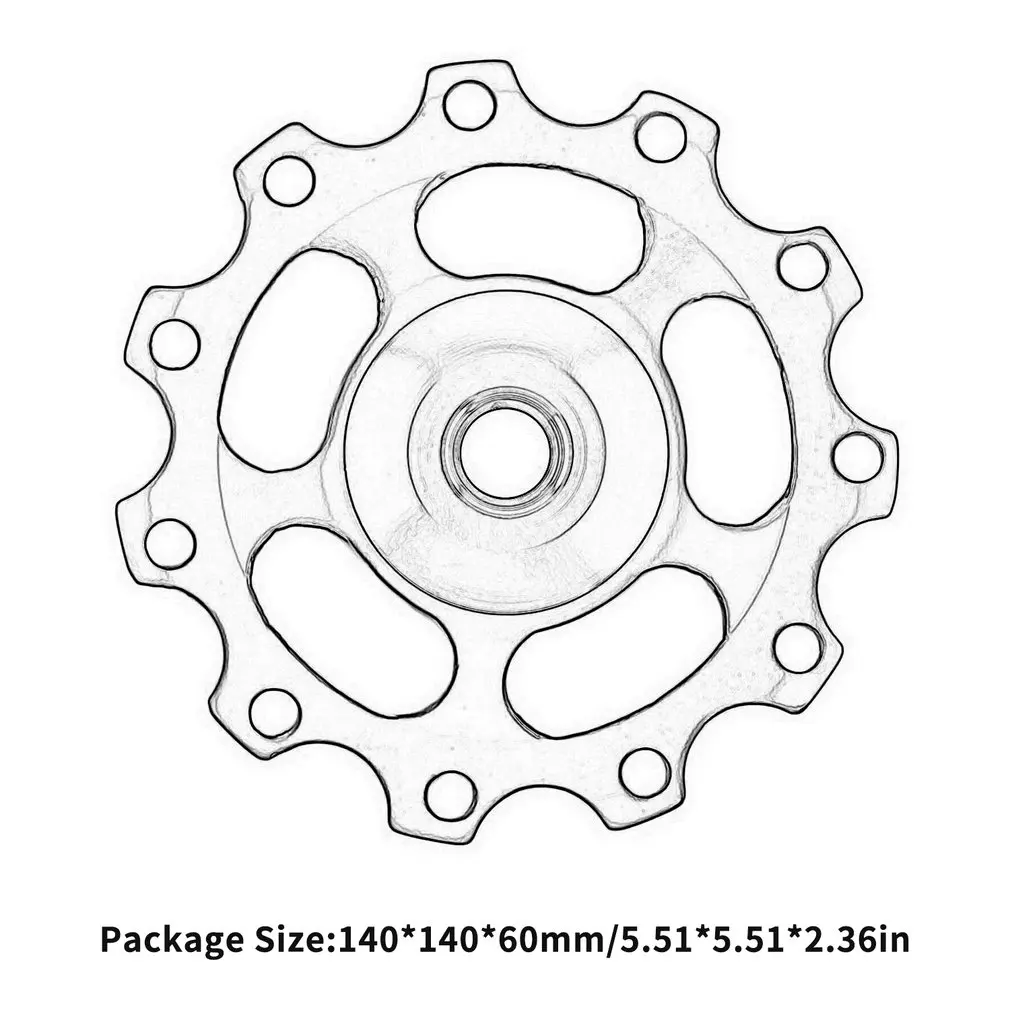 

11T Ultralight MTB Aluminum Alloy Bike Bearing Jockey Wheel Rear Derailleur Pulleys Bicycle Pulley Wheel Bike Accessories
