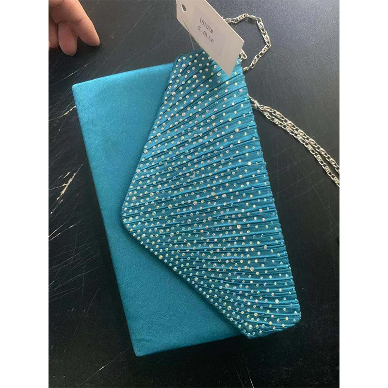 Фиолетовый женский свадебный клатч Роскошная сумочка женские сумки