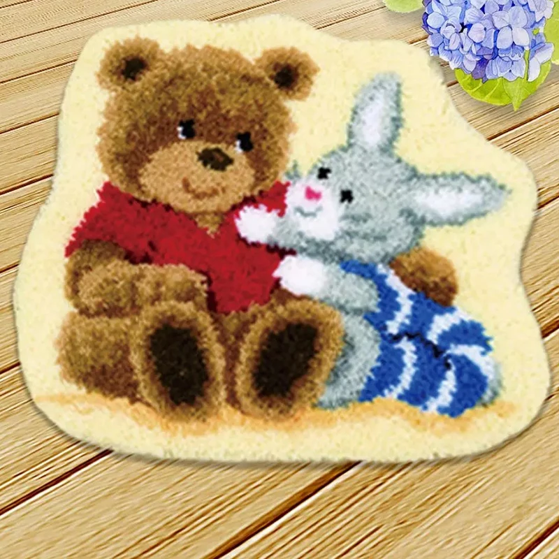 Набор ковровых покрытий YU-вышивка крючком-набор покрытий-необработанный ковер