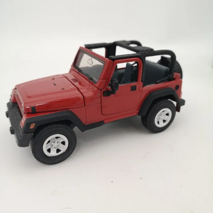 

Metal 1:32 CAR Model Siku Wrangler Jeep Off-road Vehicle Model Steerable Collect Toy Figures Model