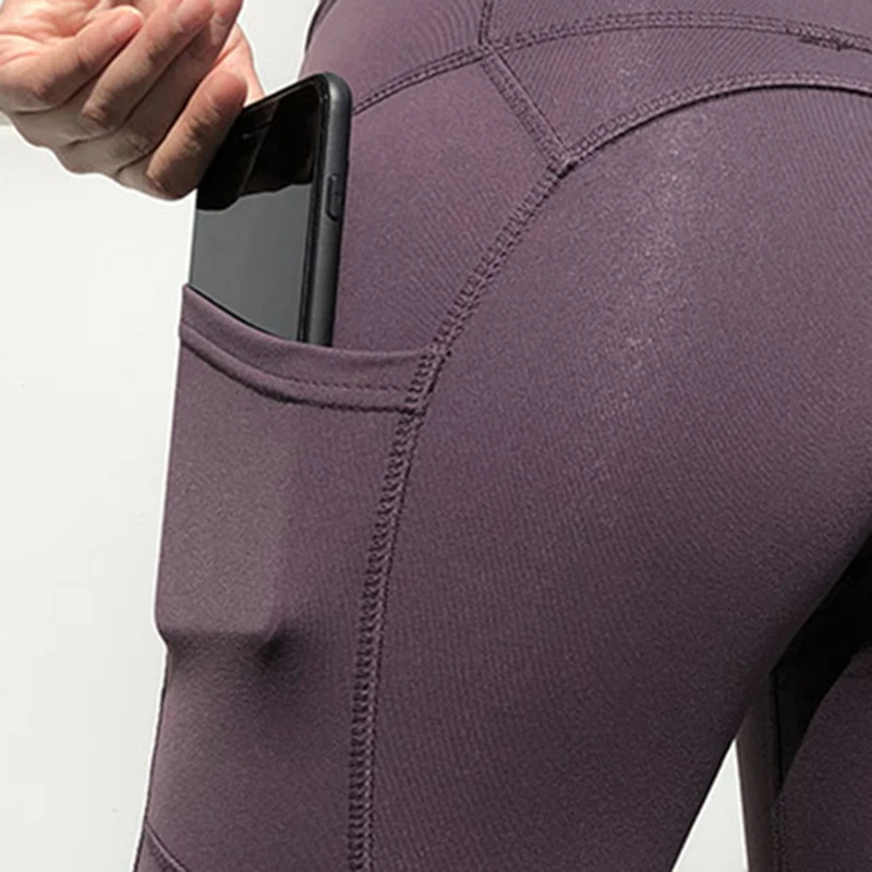 Женские сексуальные штаны для йоги высокая талия бедра ноги трико фитнеса бега