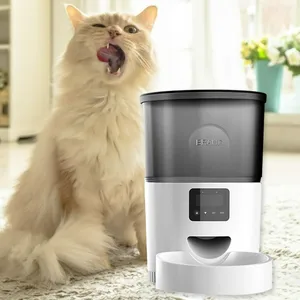 4l cat automatic feeders with voice recorder dog smart dry food dispenser pet bowls pet food device pets feeders free global shipping