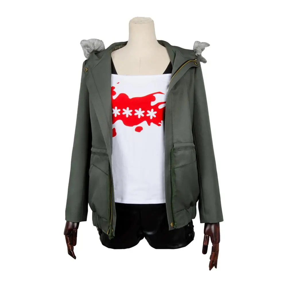 Persona 5 футаба Сакура косплей костюм звезда Ключ рубашка A.F.K. Пальто куртка