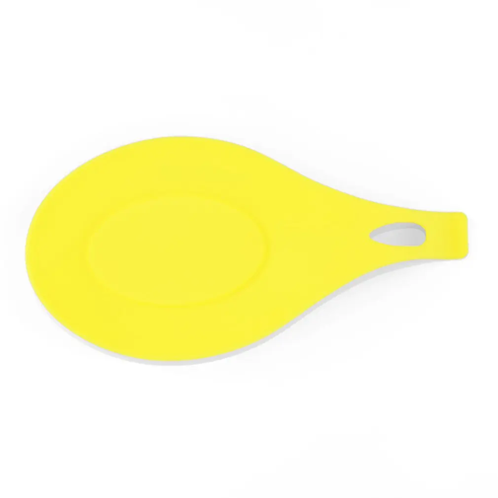 

Soft Silicone Spoon Ladle Holder Mat Cooking Utensil Shelf Holder Stand Silicone Spoon Rest Stands Ladle Mat Kitchen Tools