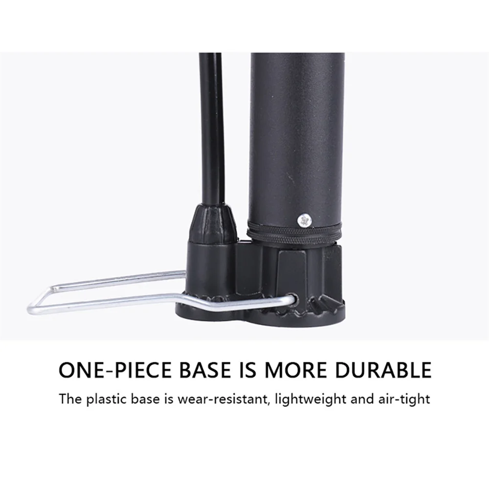 

Mini Portable Bicycle Tire Floor Inflator Hand Foot Activated Bike Pump with Valves Gas Needle for Road Bike Mountain Pump