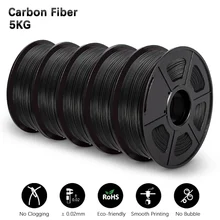 Carbon Fiber Filament 3D Printer For 3D Printer Filament PLA 1KG /Roll 5KG 3D Printing Materials High Rigidity