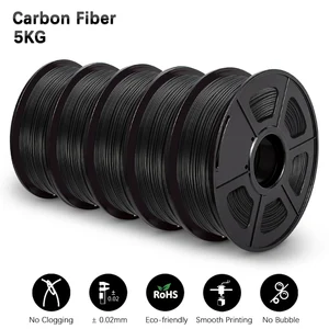 carbon fiber filament 3d printer for 3d printer filament pla 1kg roll 5kg 3d printing materials high rigidity free global shipping