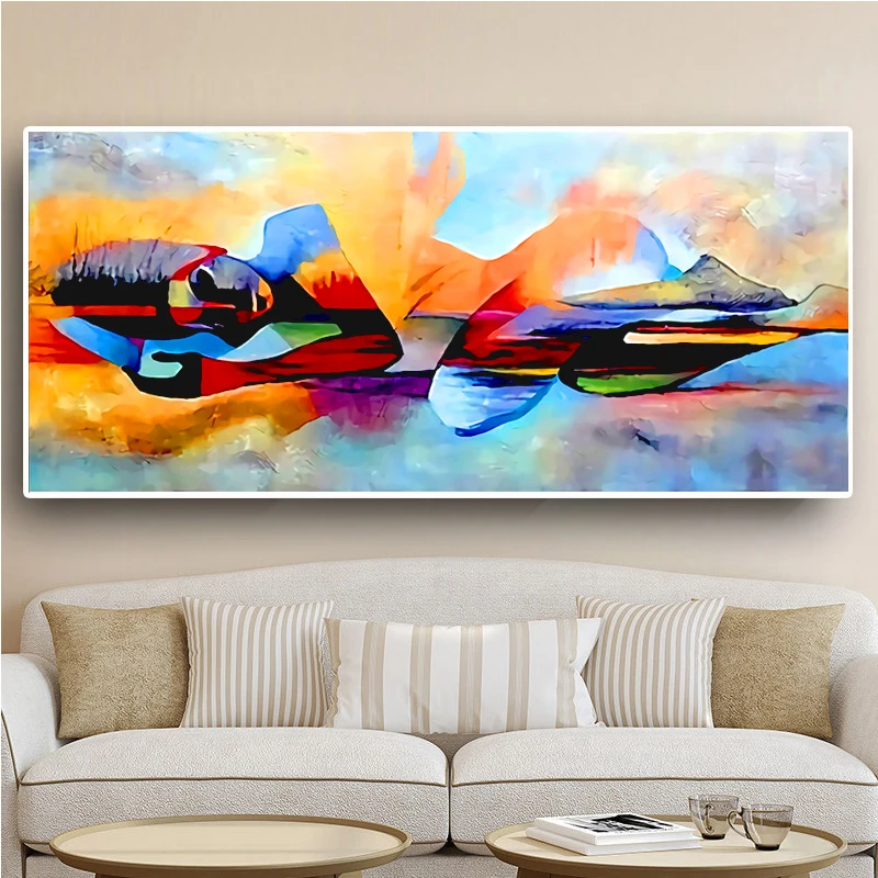 Художественная ручная роспись абстрактная Женская художественная картина