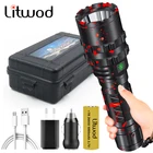 Xhp50.2 светодиодный фонарик Cree 18650 или 26650 аккумуляторная батарея ударопрочный жесткий свет самообороны лампы большой размер 15 Вт