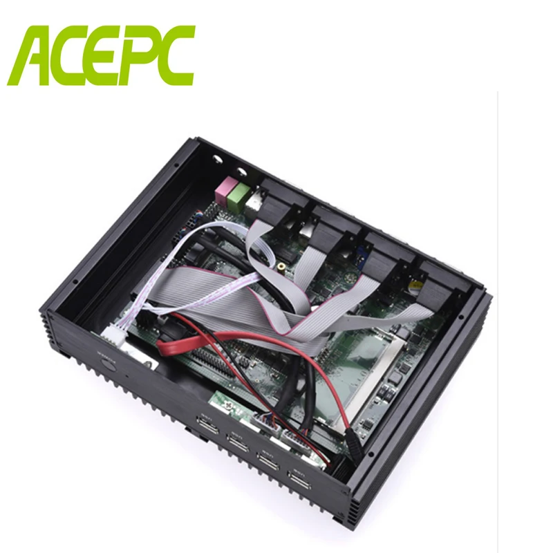 Мини ПК ACEPC с низким содержанием углерода зеленый безвентиляторный мини USB3.0 HDMI 4 *