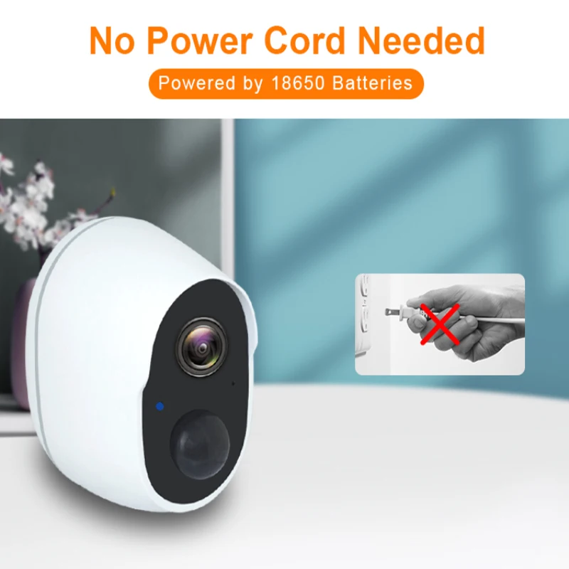 

IP-камера наружная беспроводная, 1080P, Wi-Fi, 1080P