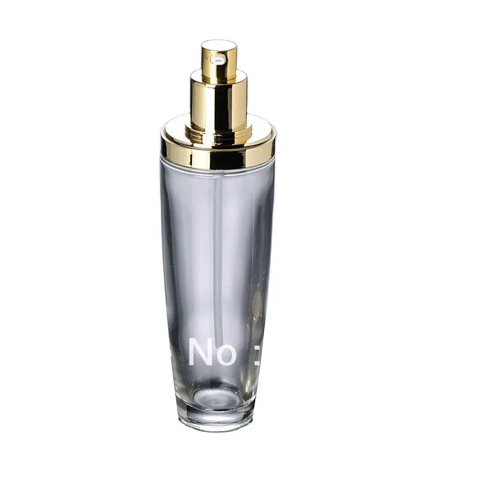 Прозрачная стеклянная бутылка для лосьона объемом 120 мл со стандартной