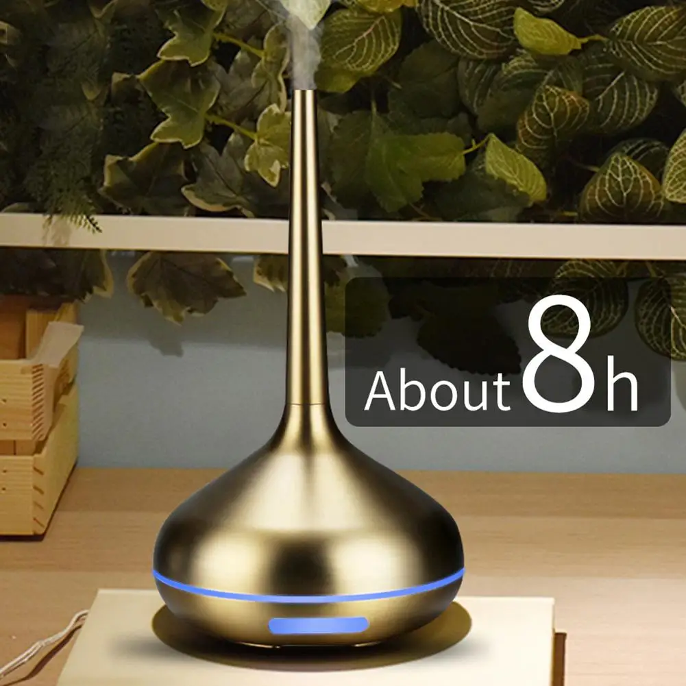 Led Luz Difusor de Óleo ar Umidificador de ar Ultrasônico Umidificador Usb com Led Noite Lâmpada Aromaterapia Elétrica 120ml