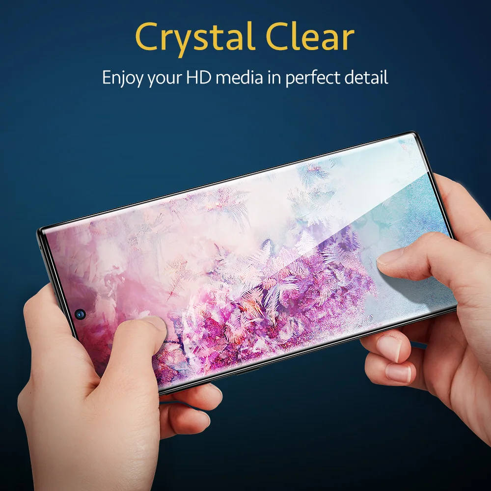 2 шт./лот ESR закаленное стекло для samsung Note 10 Note 10+ защита экрана полное покрытие стеклянная пленка для samsung Note 10 Plus 5G