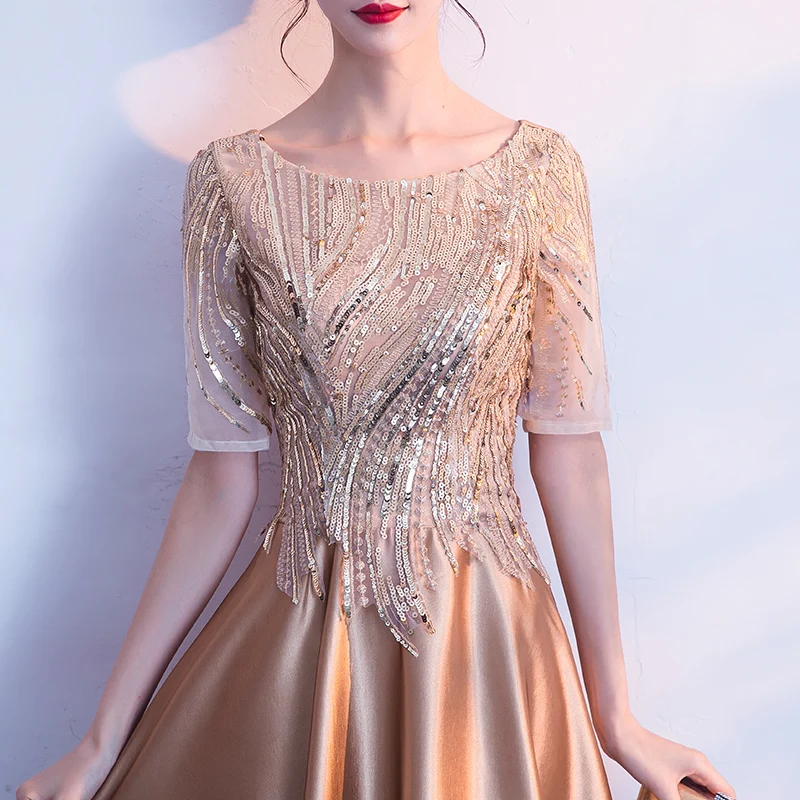 

Sexy Illusion Sheer Lace Appliques Crystal Diamond Evening Gowns 2019 Long Satin Sleeveless Evening Formal Dress Robe Soiree