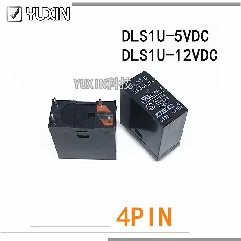 5 шт./партия 100% оригинальные новые релейные модели DLS1U В 12 4 контакта в постоянного