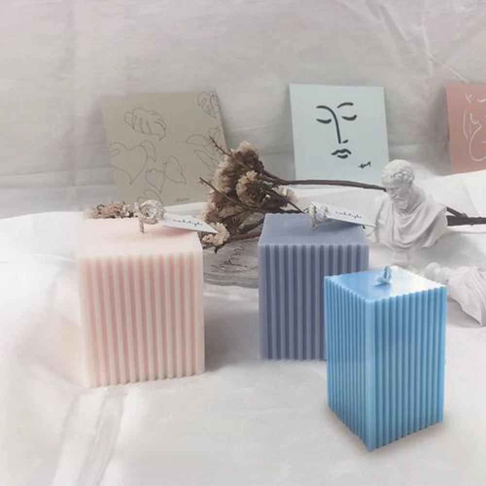 

New Candle Mould Handmade Candle Mold Plastic Candle Soap 3D Mould DIY Aromatherapy Plaster Handcraft Candle Mold