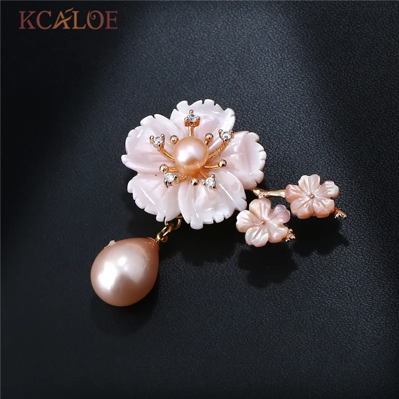 KCALOE/розовые булавки и броши золотого цвета букет из горного хрусталя натуральная