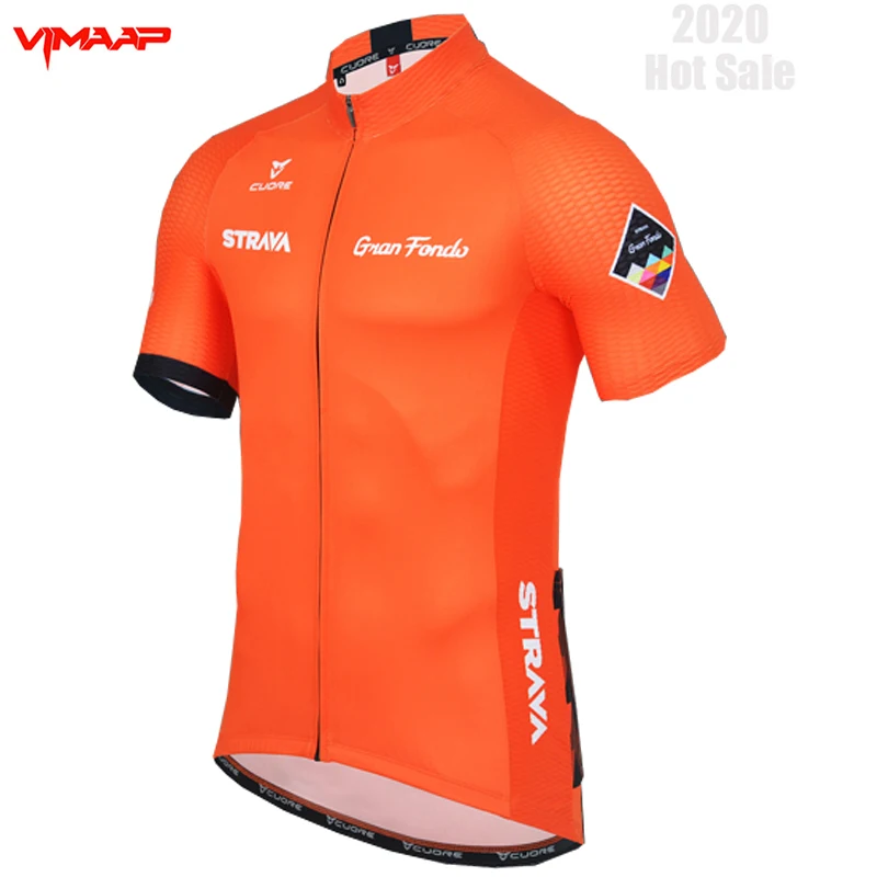 

2021 Pro Team STRAVA Short Sleeve Bicycle Maillot Men's Cycling Jersey Summer breathable Cycling Clothing ropa ciclismo hombre