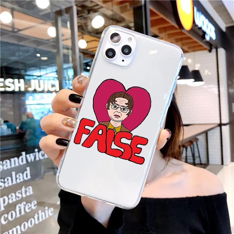 The office TV show Case Soft TPU Back Cover For iPhone 11 Pro XS MAX 6 6S 7 8 Plus X XR Phone Michael Scott | Мобильные телефоны и
