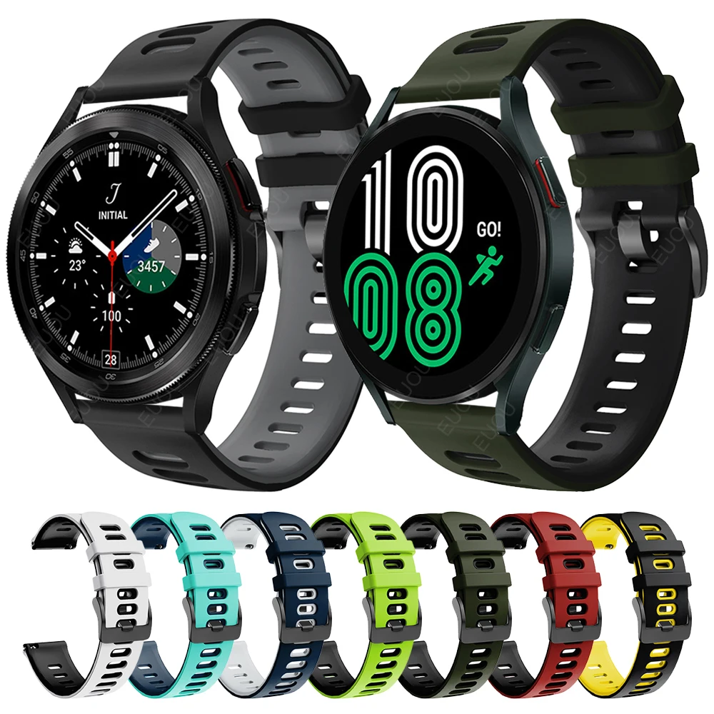 

Ремешок силиконовый Easyfit для смарт-часов Samsung Galaxy Watch 4 40 мм 44 мм
