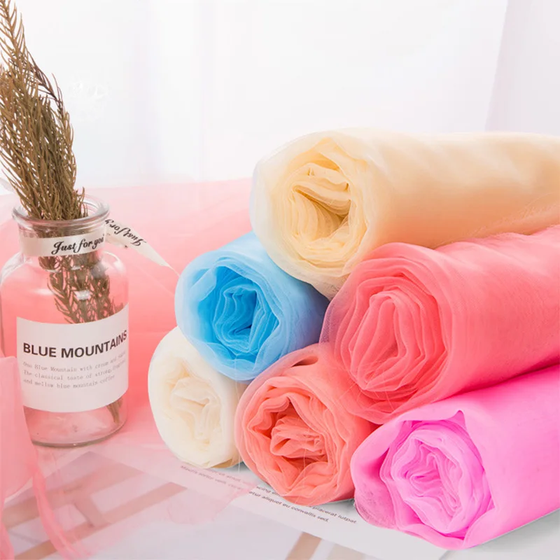 50 см * 150 органза сделай сам 24 цвета свадебная отделка органзы домашние вечерние