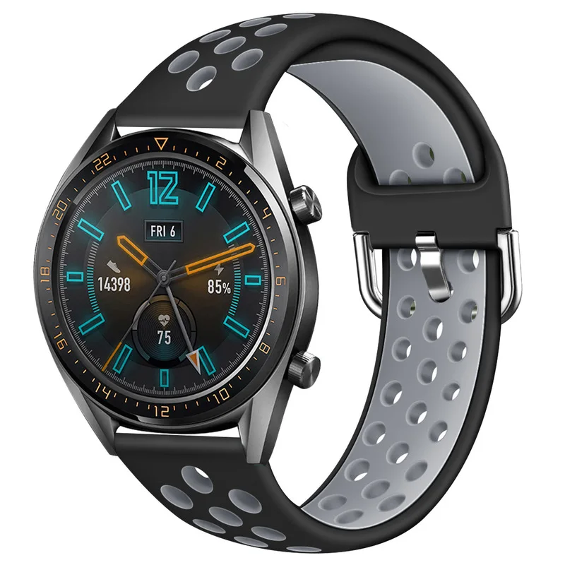 Ремешок силиконовый для Huawei watch gt 2 46 мм сменный Браслет смарт-часов Honor Magic/galaxy Watch |