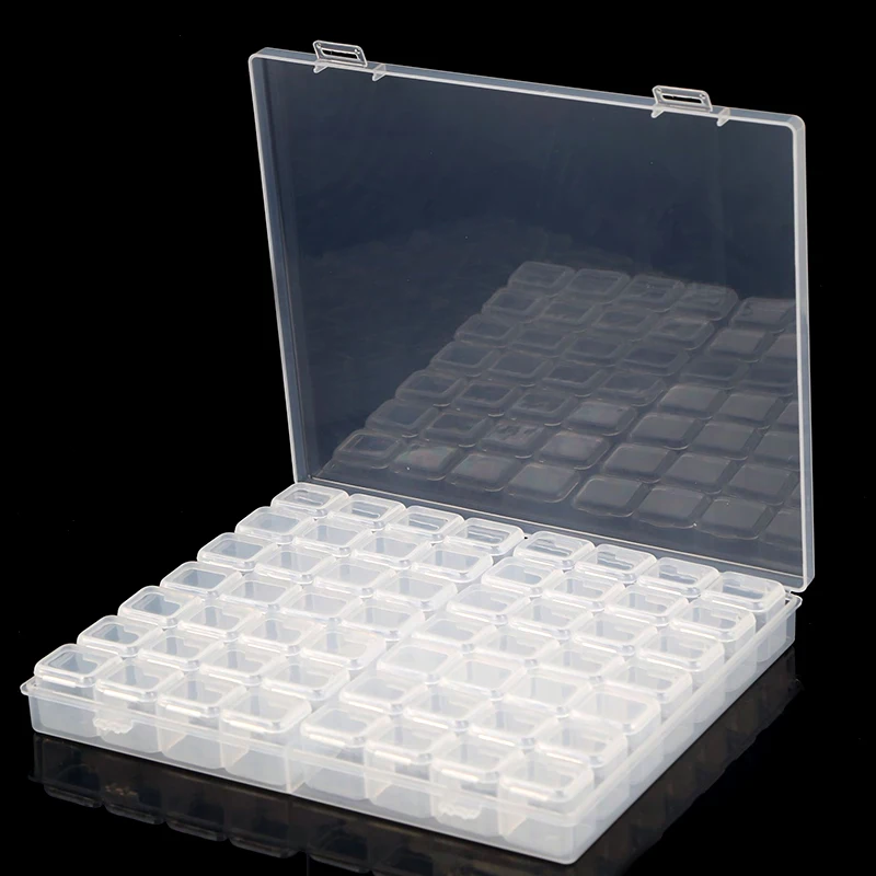 

Reticulated 56 Demountable Diamond Embroidery Cross Stitching Diamond Painting Accessories Boxes Storage Cases Home Storage