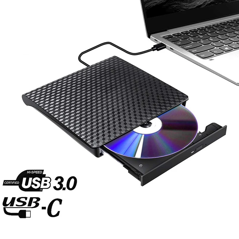USB 3 0 Тип C Внешний DVD RW Регистраторы привод Оптический CD Встроенная память плеер
