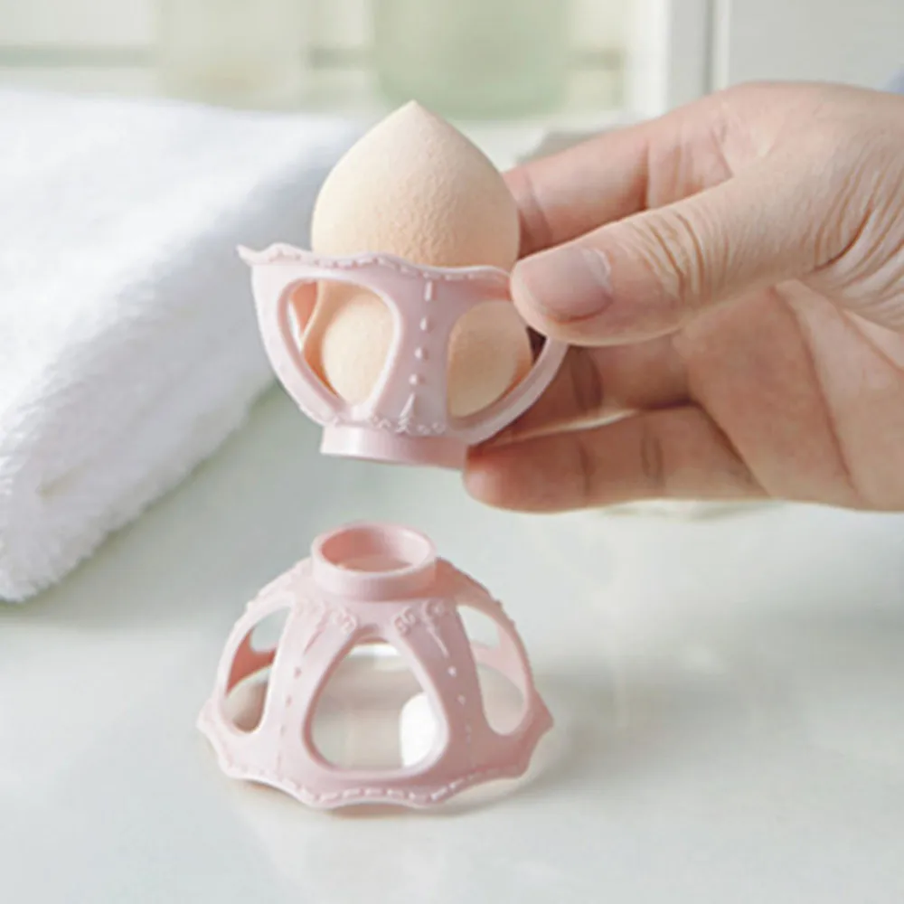 Beauty Makeup Powder Puff Storage Rack Egg Sponge Blender Drying Stand Holder #25 | Дом и сад