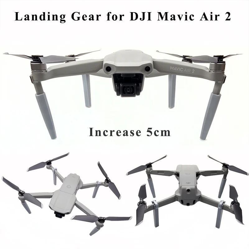 Landing Gear Leg Bracket Skid Heightened Shock-absorbing Stabilizer Protector Extend for DJI Mavic Air 2 Drone Accessories | Электроника