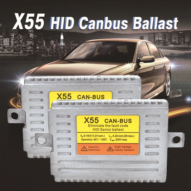 Dlt X55 12V 55W балласт Автомобильные фары быстрый старт ультра-тонкий Замена реактора