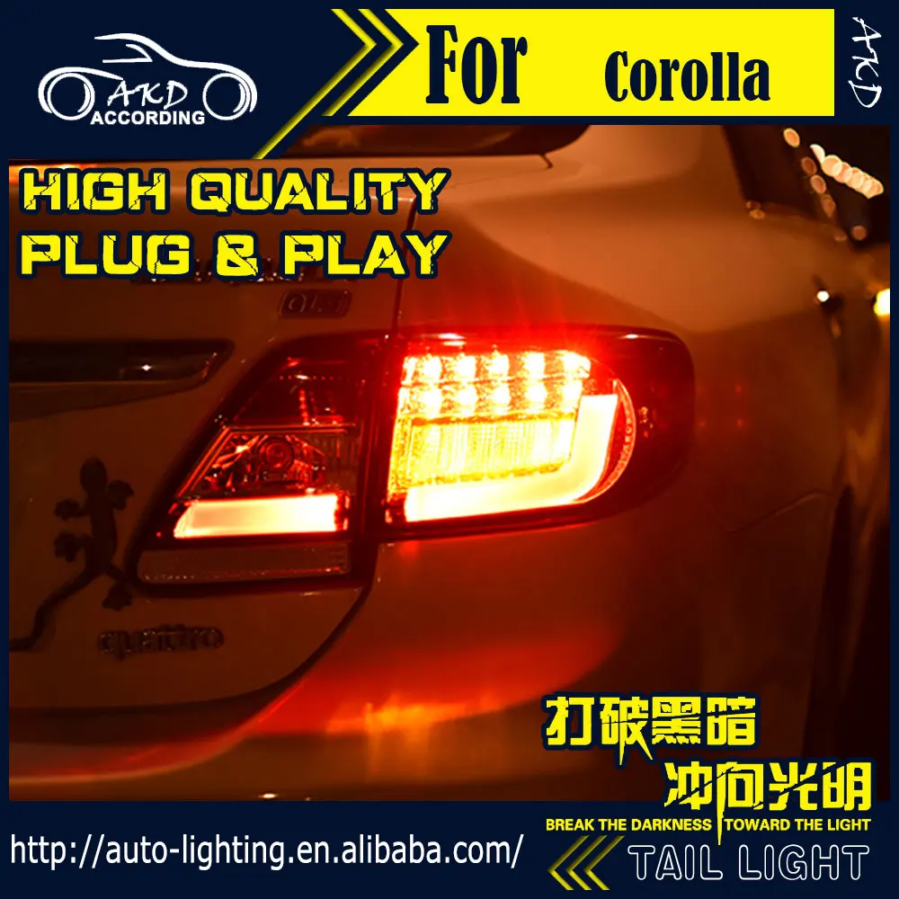 AKD автомобильный Стайлинг задний фонарь для Toyota Corolla задсветильник s 2011-2013