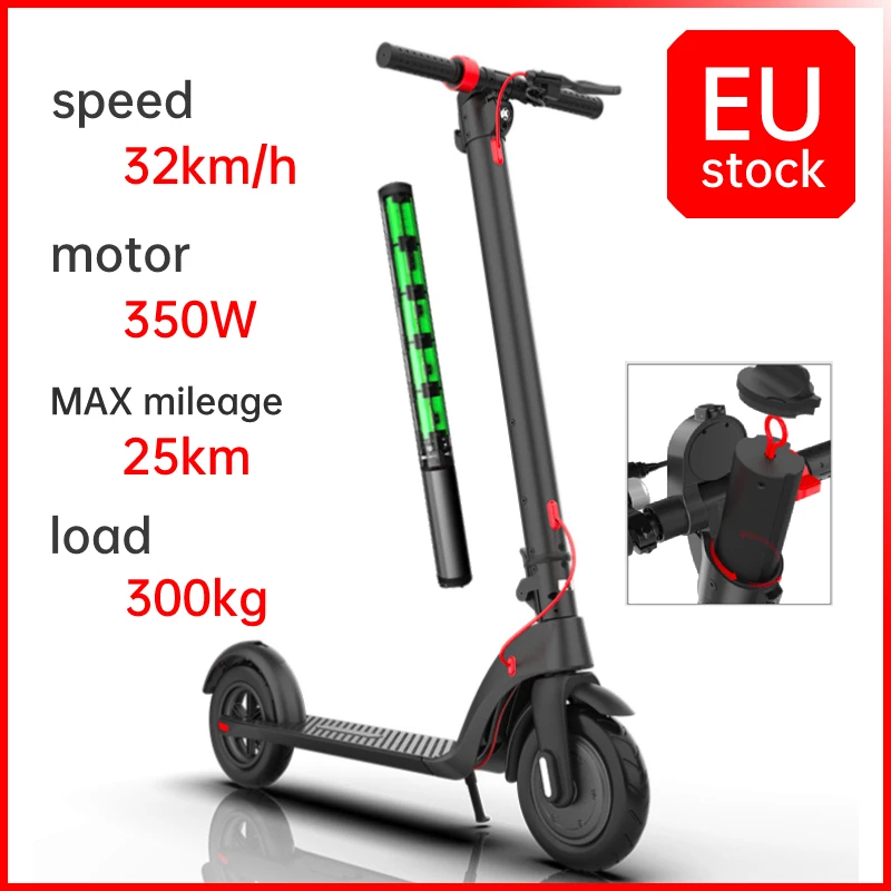 

Electric Scooters 10Inch Folding Adults Walk 350W 36V 5Ah Small And Light Weight Scooter For Men And Women E Scooter